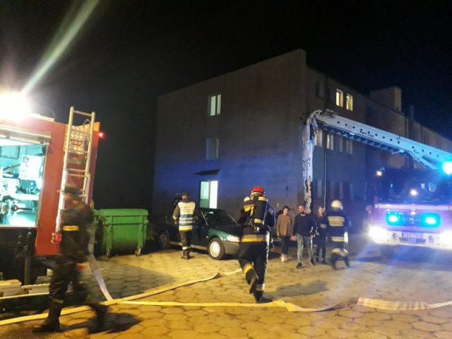  „Jedzie, jedzie straż ogniowa”, czyli ćwiczenia ewakuacyjne w Internacie.